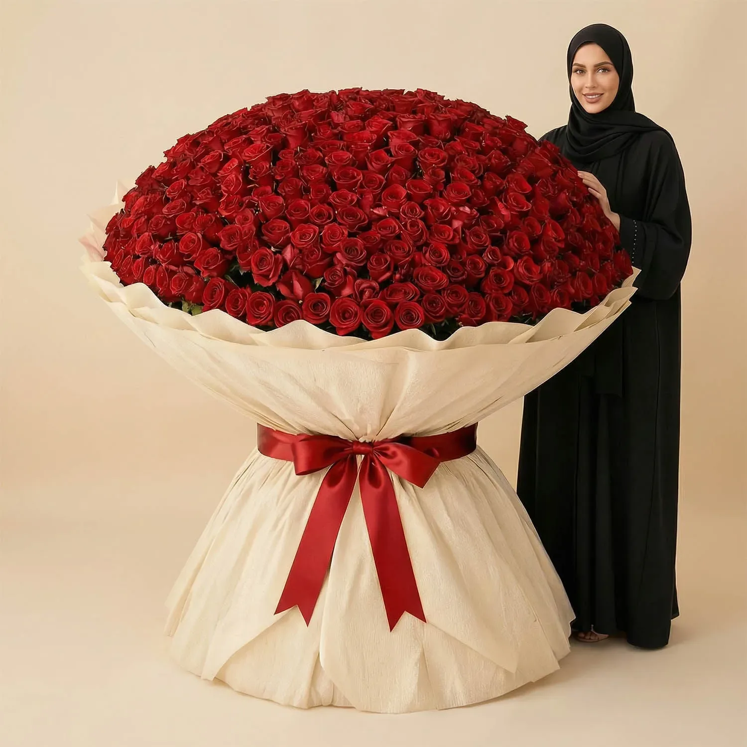 باقة ورد أحمر الفاخر